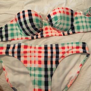 Aerie strapless bikini top 34b